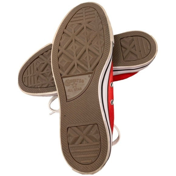 Converse All Star Red Sneakers Classic Canvas Low-Top Size 5.5 - Picture 7 of 7